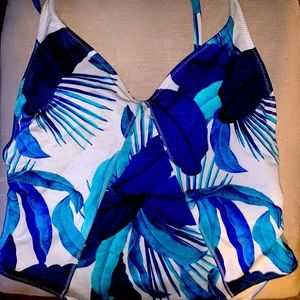 High cute low back one piece bathing suit